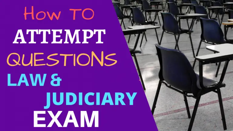 Read more about the article How to Attempt Questions in Law Examination?