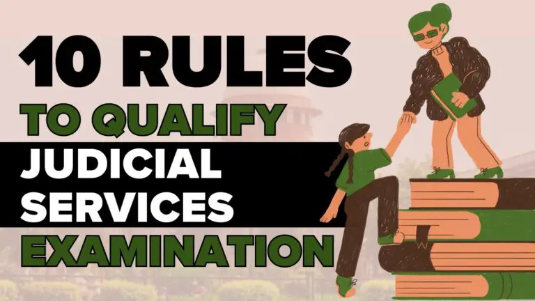 10 Rules to Qualify Judicial Services Examination: Expert Tips
